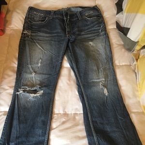 Silver Jeans well loved